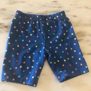 Size 5 Hanna Andersson polka dot bike shorts